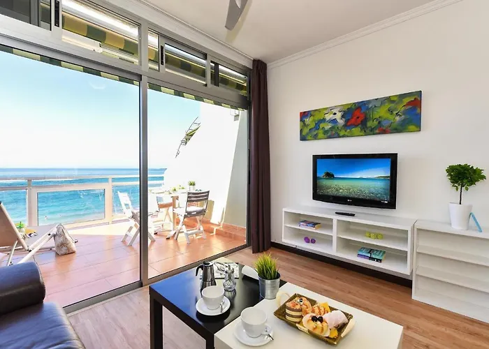 Beachfront Canteras Lm52yy By Villagrancanaria Apartamento *